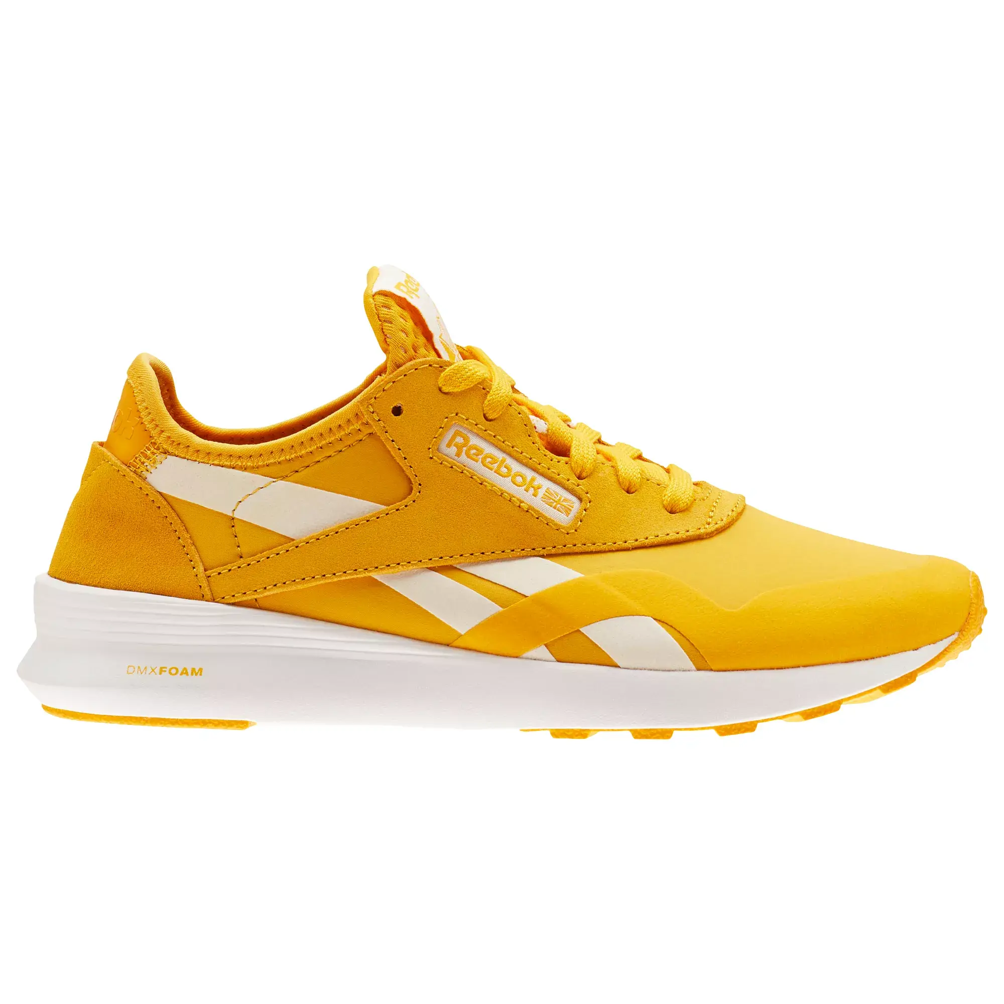 Reebok Classic Nylon Women’s Sneakers – Fierce Gold/White/Red, Lightweight & Stylish Athletic Shoes extra image