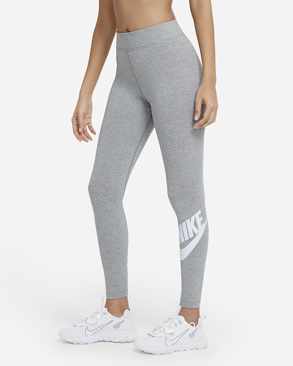 Nike Sportswear Essential High-Waisted Leggings – Soft, Sweat-Wicking, Full-Length Comfort for Every | AmazPromo