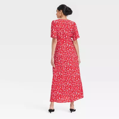 Elegant Women’s Flutter Sleeve Maxi Dress – Lightweight Summer Sundress for Effortless Chic | AmazPromo