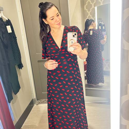 Elegant Women's Short Sleeve Maxi Dress – Flowy V-Neck Sundress for Summer & Special Occasions extra image