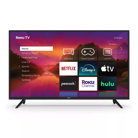 Roku 40" Full HD Smart TV – Select Series | Built-in Roku Streaming, Fast Wi-Fi, Free Live TV | AmazPromo