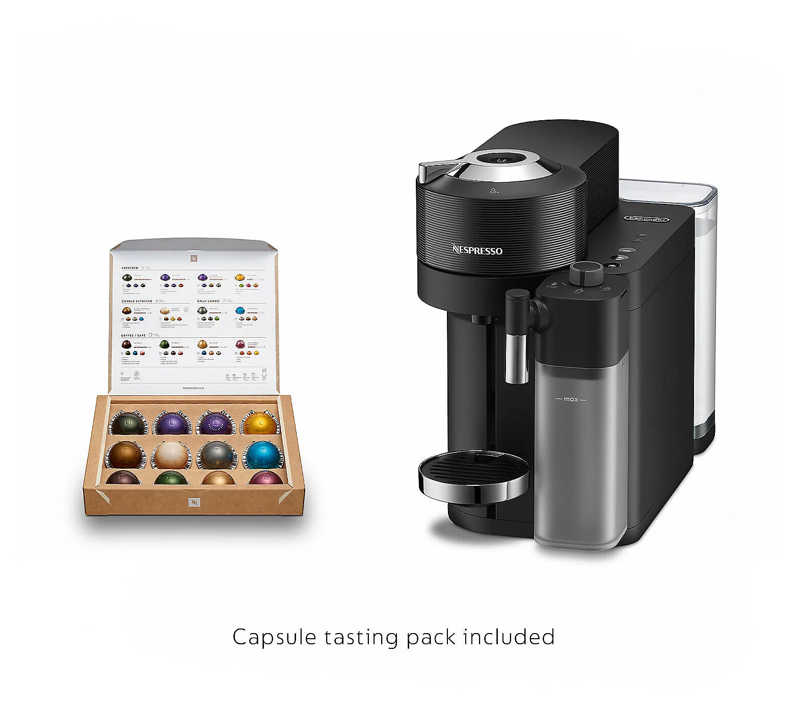 Nespresso Vertuo Lattissima by De'Longhi – One-Touch Coffee & Espresso Maker with Integrated Milk Fr | AmazPromo