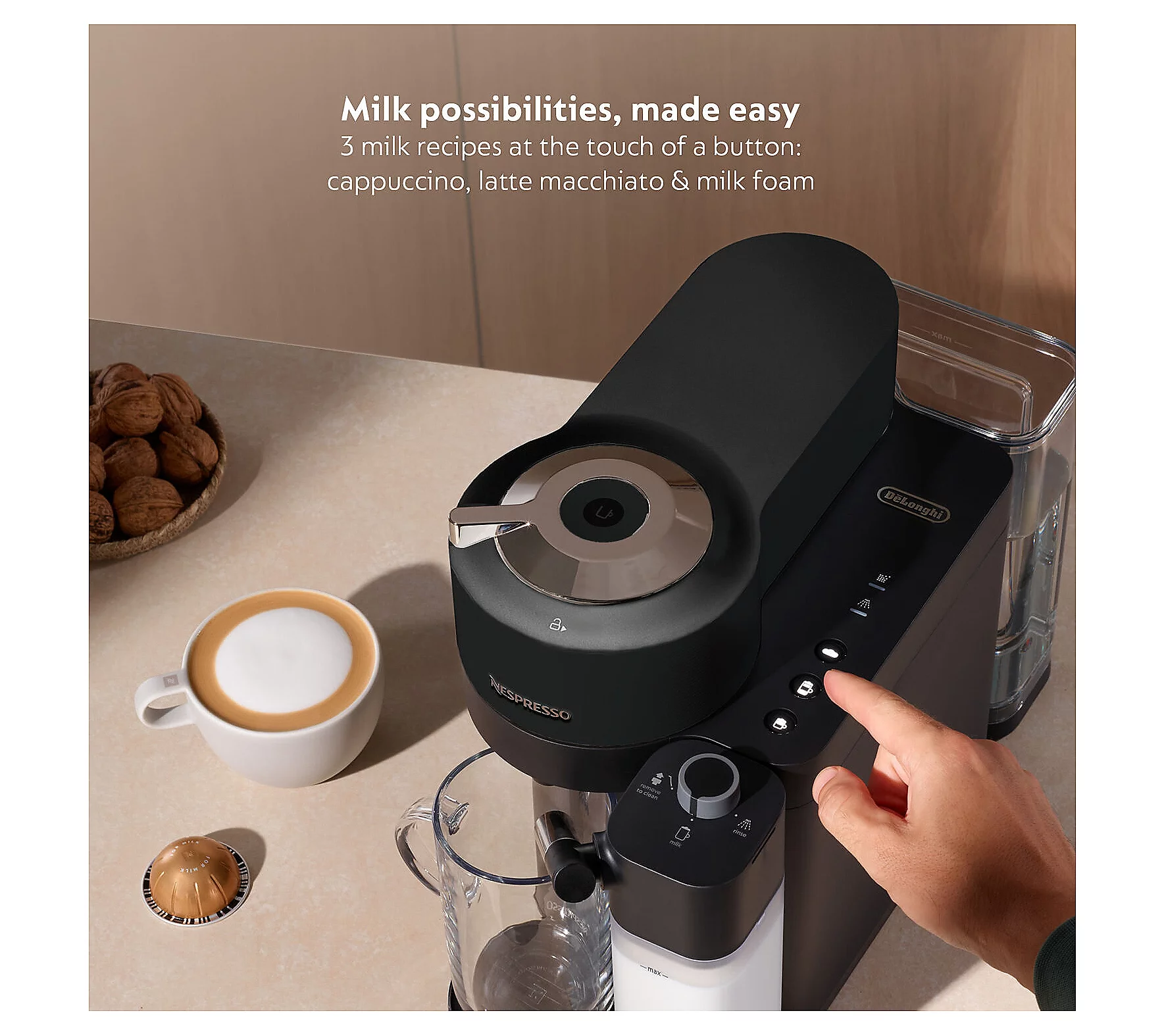 Nespresso Vertuo Lattissima by De'Longhi – One-Touch Coffee & Espresso Maker with Integrated Milk Fr extra image