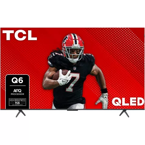 TCL 65" Q6-Series 4K QLED Smart Google TV with Dolby Vision & 120Hz Game Accelerator – HDR Pro+ | AmazPromo