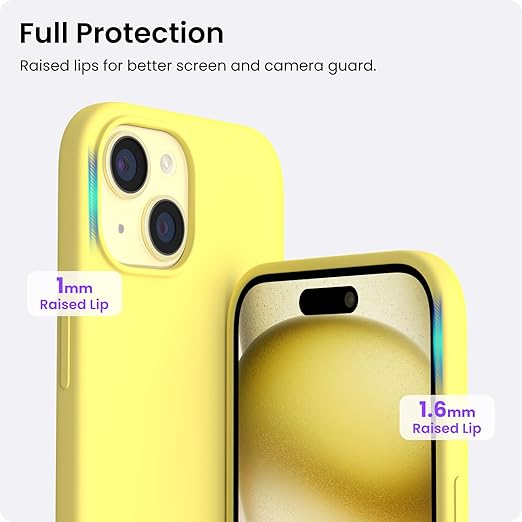 ORNARTO iPhone 15 Case (6.1") – Slim Liquid Silicone, Shockproof, Anti-Scratch Soft Gel Protective C | AmazPromo