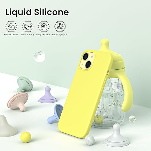 ORNARTO iPhone 15 Case (6.1") – Slim Liquid Silicone, Shockproof, Anti-Scratch Soft Gel Protective C | AmazPromo