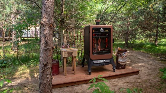 Pit Boss 7 Series Vertical Pellet Smoker – Large Capacity, Digital Control, 24-Hour Cooking | AmazPromo