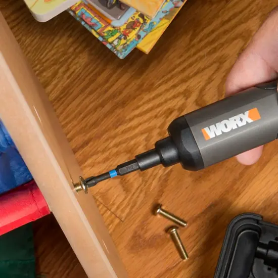 WORX 4V Electric Screwdriver – 3-Speed Power Tool with 12 Bits, Dual LED Lights, USB-C Fast Charging extra image