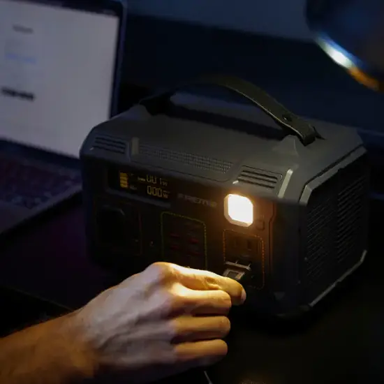 FREMO X300 Portable Power Station – 276Wh Lithium Battery | 9-Port Solar Generator for Camping, extra image