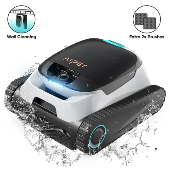 Aiper Scuba N1 Cordless Robotic Pool Cleaner – 1600 sq.ft Coverage, Powerful Automatic Pool Vacuum | AmazPromo