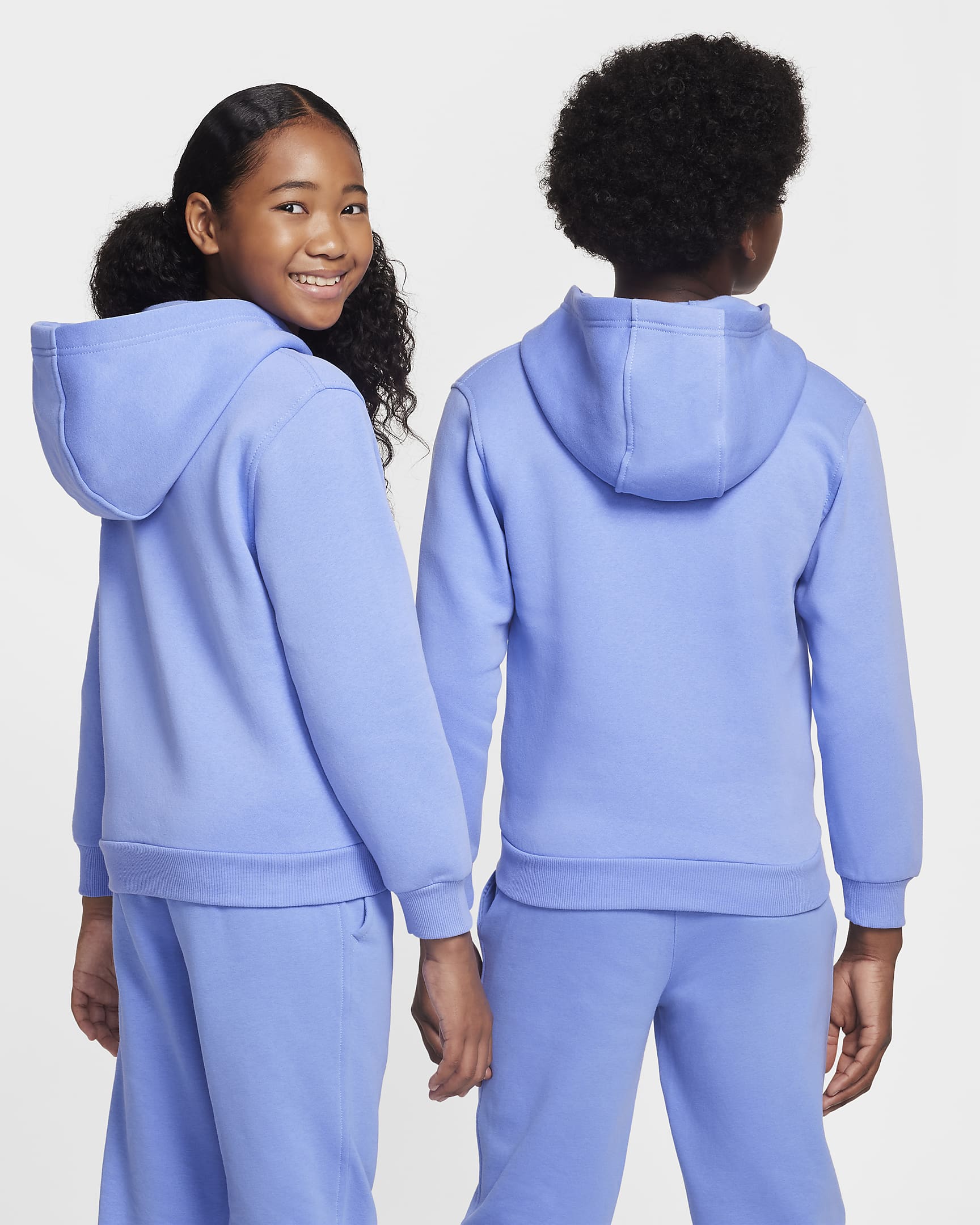 Nike Sportswear Club Fleece Kids' Full-Zip Hoodie – Soft, Lightweight & Cozy Everyday Layer | AmazPromo