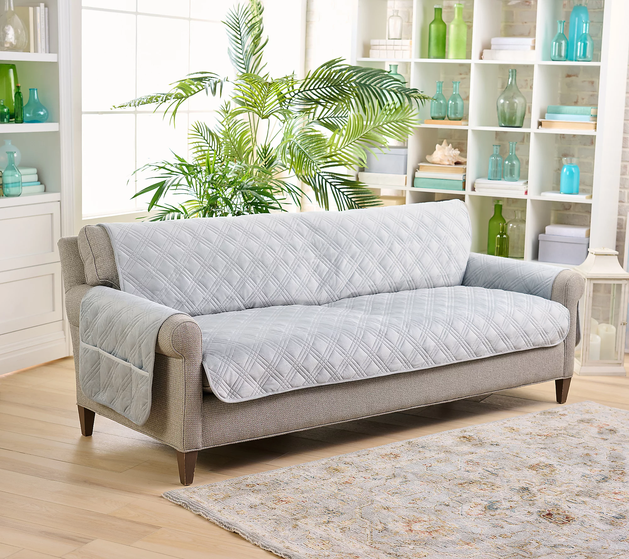 Home Reflections Micromink Sofa Cover – Soft, Stylish & Water-Repellent! extra image