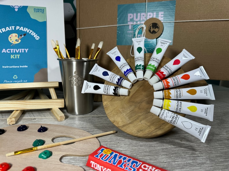 Couples’ Paint & Sip Date Night Kit | Anniversary & Valentine’s Gift | Fun Painting Activity for Two extra image