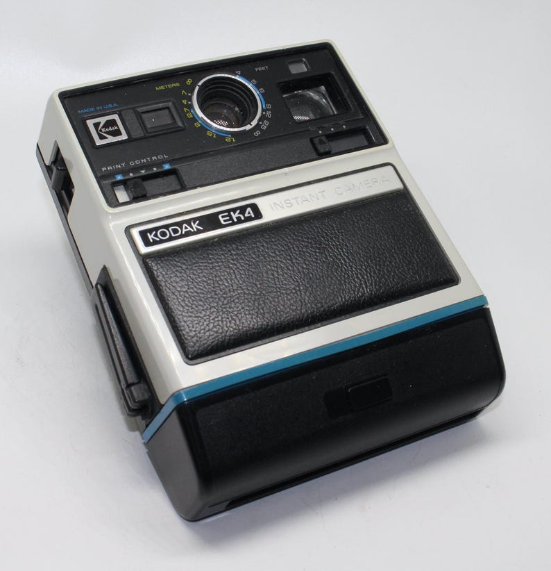 Kodak EK4 Instant Camera (1976) – Vintage Collectible with Original Box & Manual – Rare Photography | AmazPromo