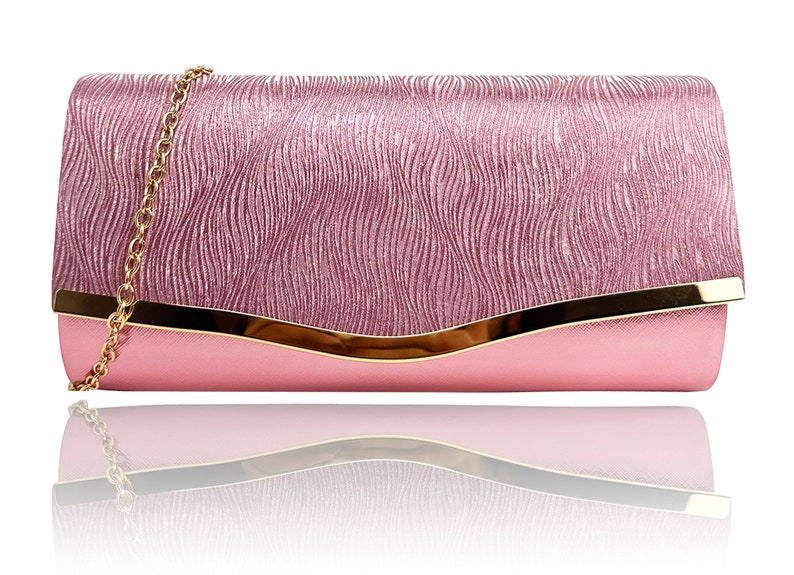 Elegant Glitter Envelope Clutch Bag for Women – Crossbody & Shoulder Handbag with Detachable Chain – extra image