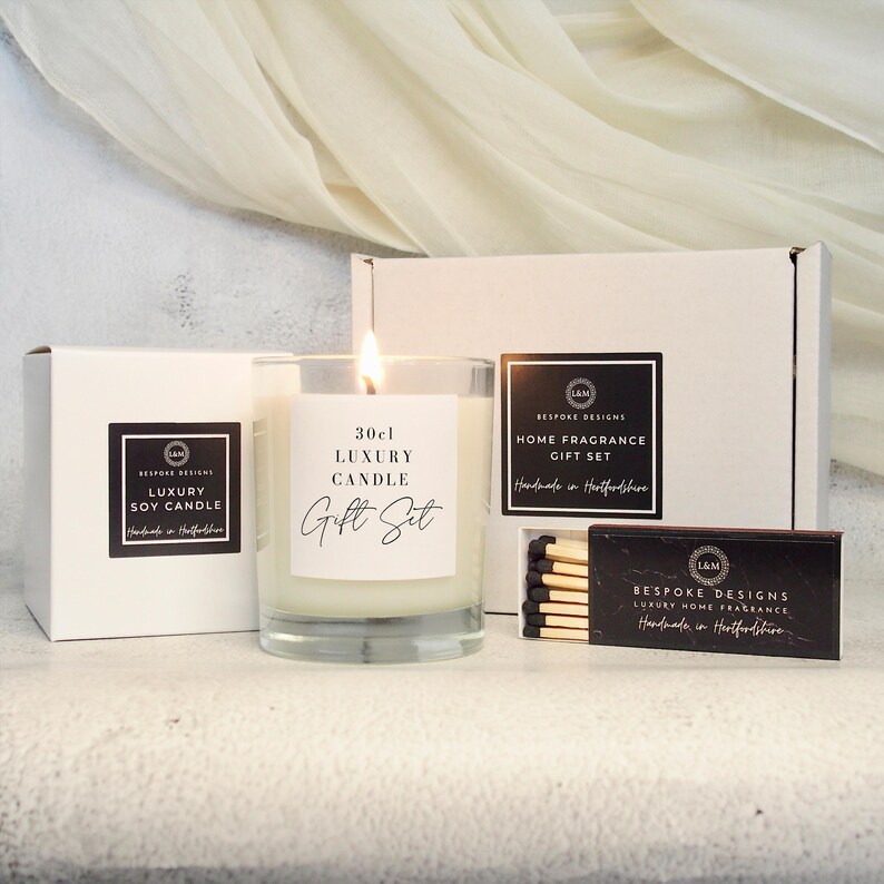 Personalised Engagement Candle Gift – Custom Soy Wax Scented Candle for Newly Engaged Couple extra image
