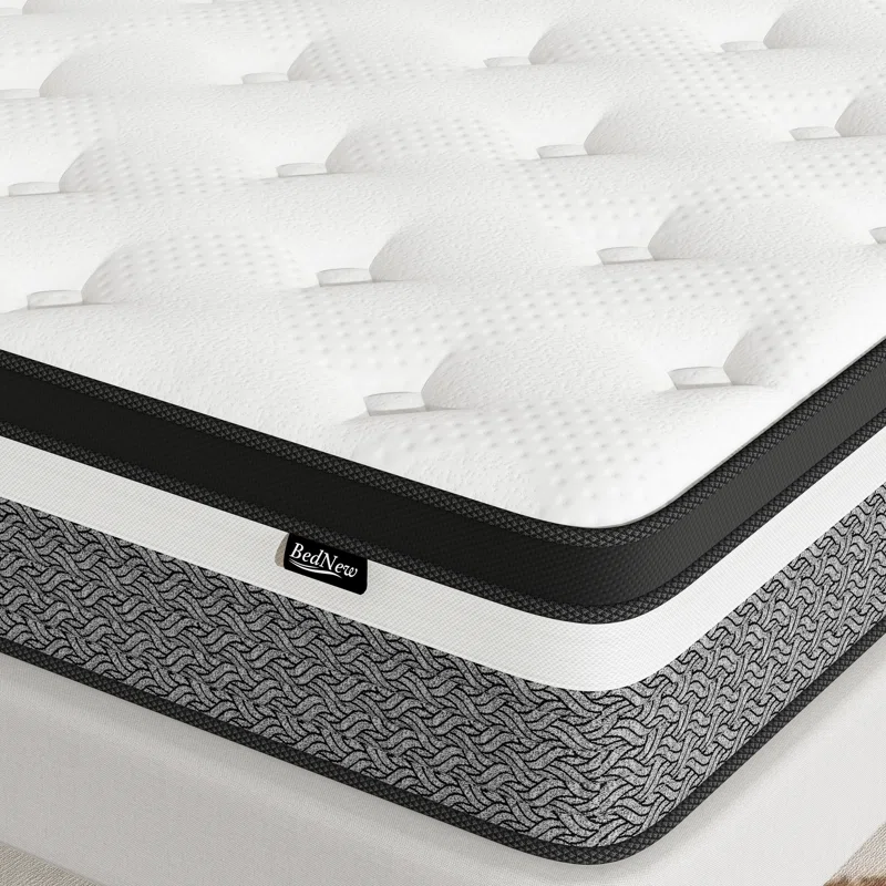 10-Inch Hybrid Mattress – Gel Memory Foam & Pocketed Coils for Ultimate Comfort extra image