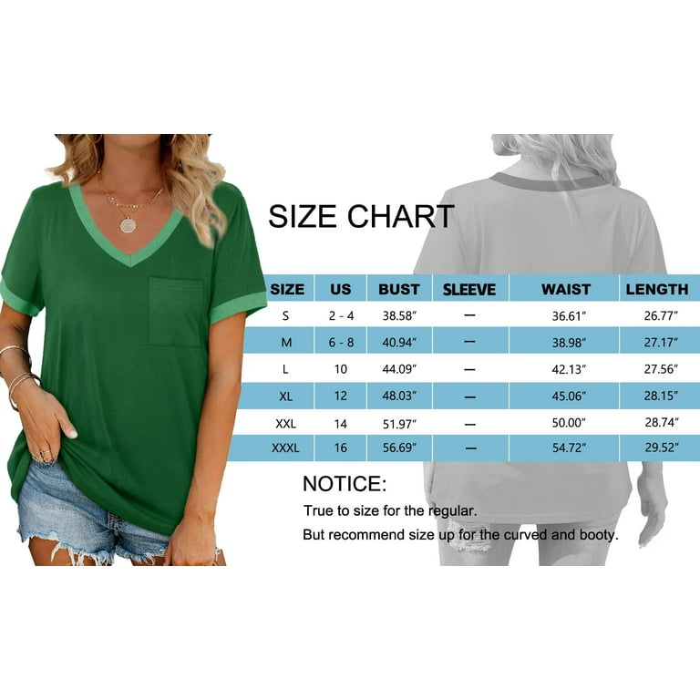 MOSHU Women's V-Neck Casual Summer T-Shirt with Pockets – Loose Fit, Short Sleeve, Breathable Cotton extra image