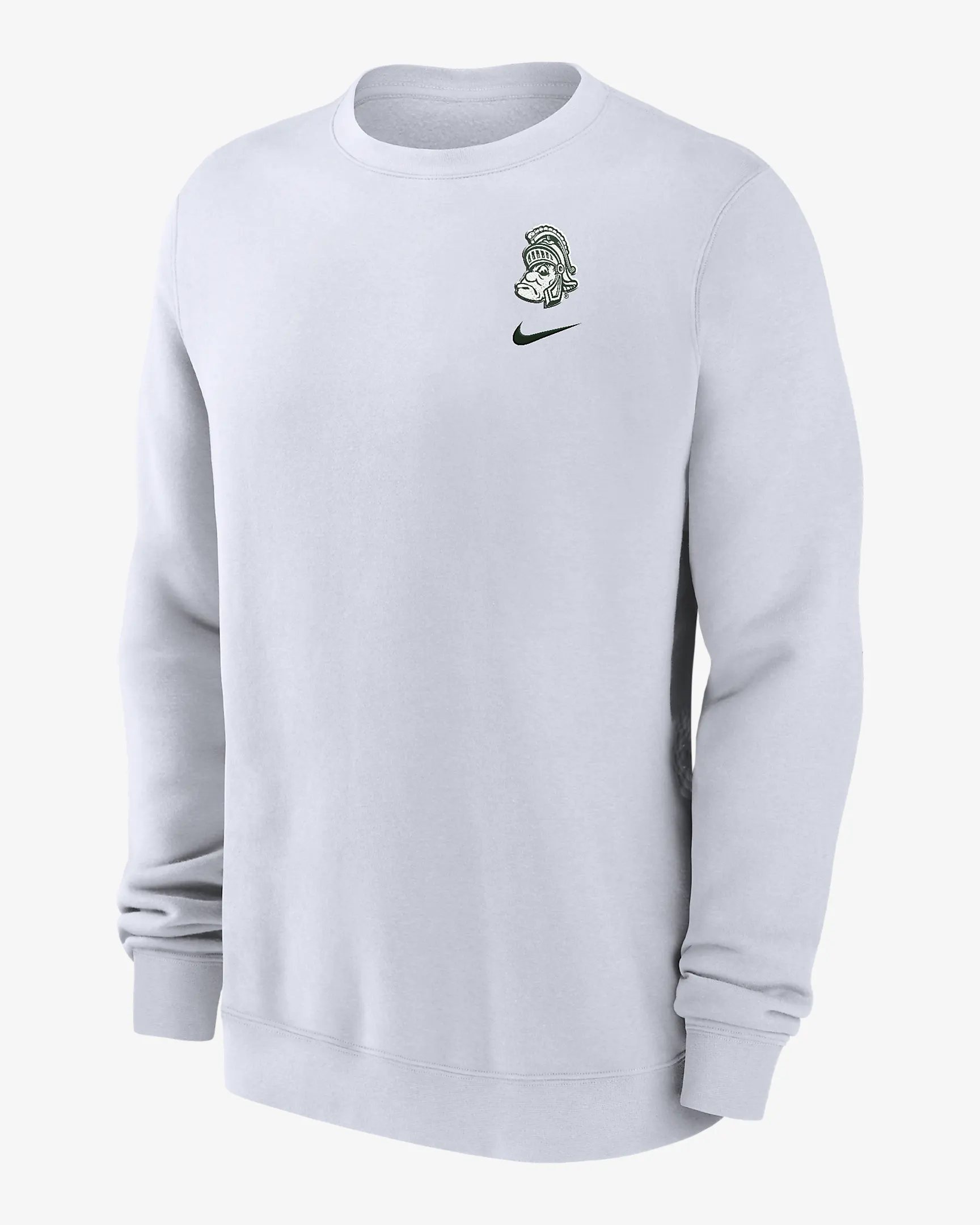 Nike Michigan State Club Fleece Sweatshirt – Soft & Warm Spartans Gear (14% Off) | AmazPromo