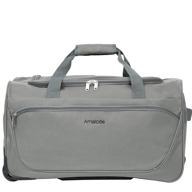 Amalodie 21" Collapsible Wheeled Duffel Bag – Lightweight, Durable Travel Luggage for Men & Women | AmazPromo