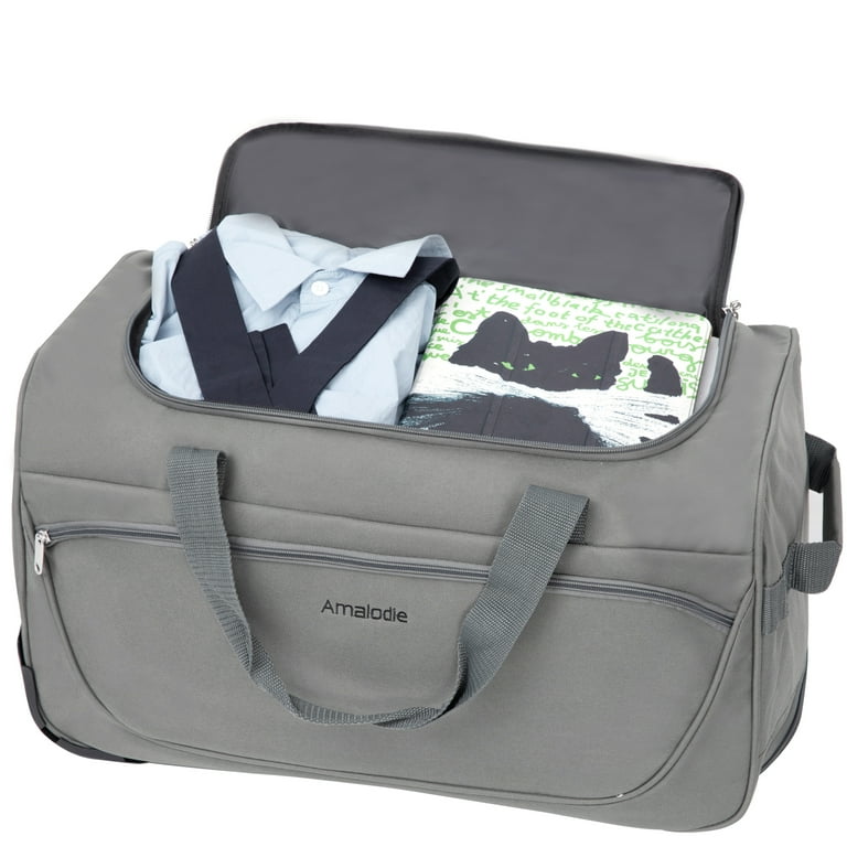 Amalodie 21" Collapsible Wheeled Duffel Bag – Lightweight, Durable Travel Luggage for Men & Women extra image