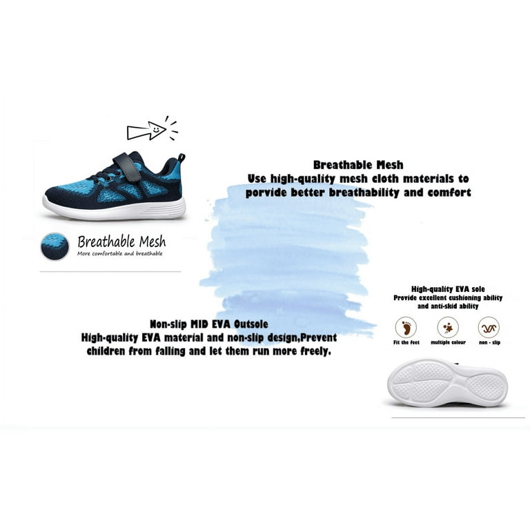 SILLENORTH Kids Sneakers – Breathable Running Shoes for Boys & Girls | Lightweight | AmazPromo