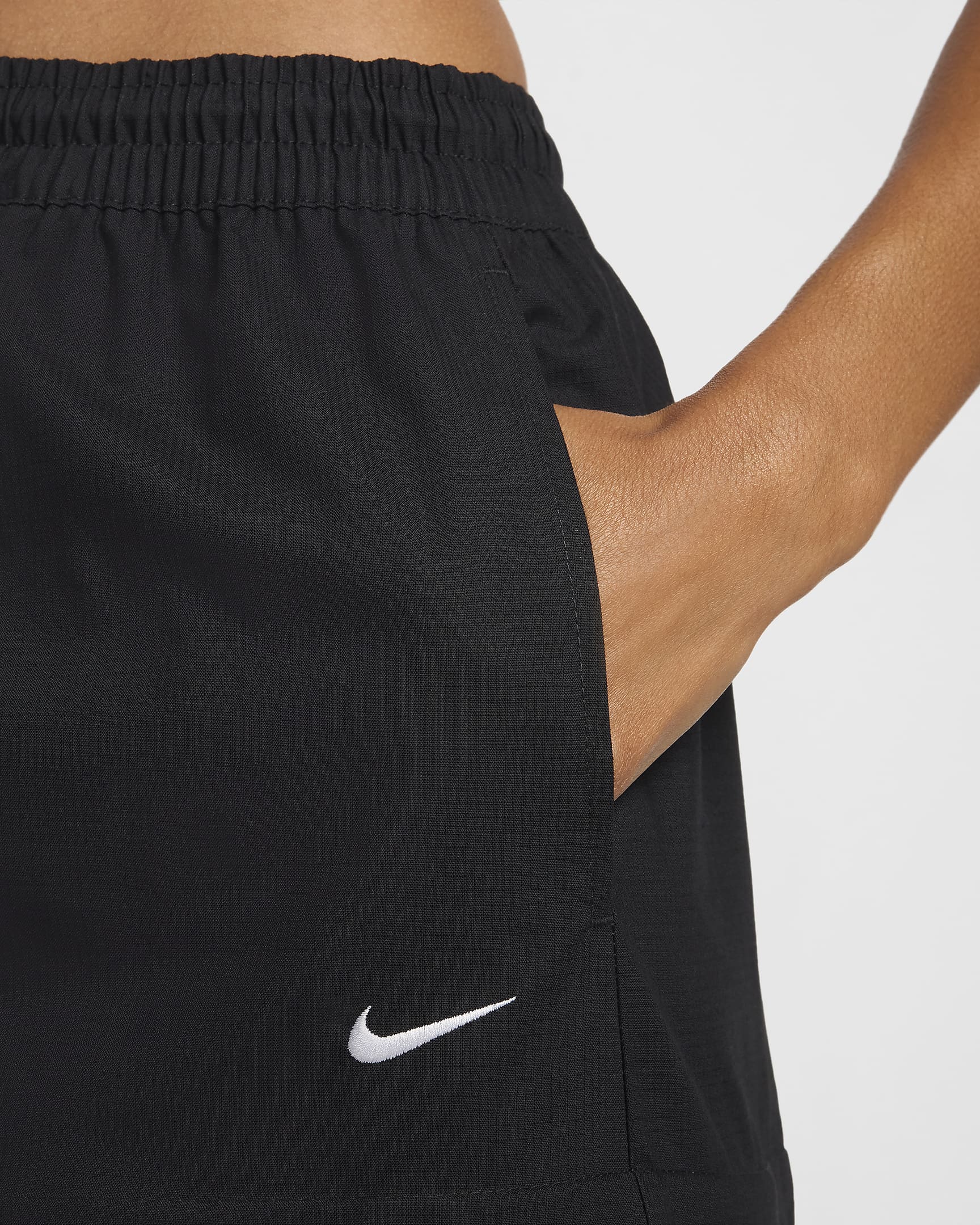 Nike Sportswear Essential Ripstop Skirt - Women's Convertible Midi to Mini Cargo Skirt with Adjustab | AmazPromo