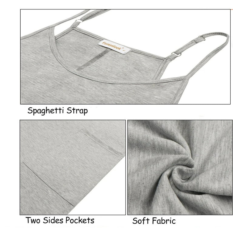 Fantaslook Women's Summer Jumpsuit – Loose Fit Spaghetti Strap Romper with Pockets | Casual Sleevele extra image