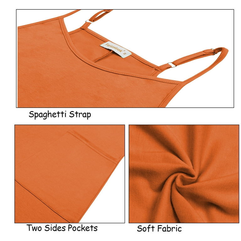 Fantaslook Women's Casual Summer Jumpsuits – Sleeveless Spaghetti Strap Rompers with Pockets extra image