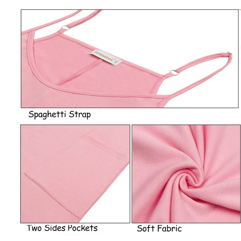 Fantaslook Women's Casual Sleeveless Jumpsuits - Comfortable Summer Rompers with Spaghetti Straps extra image