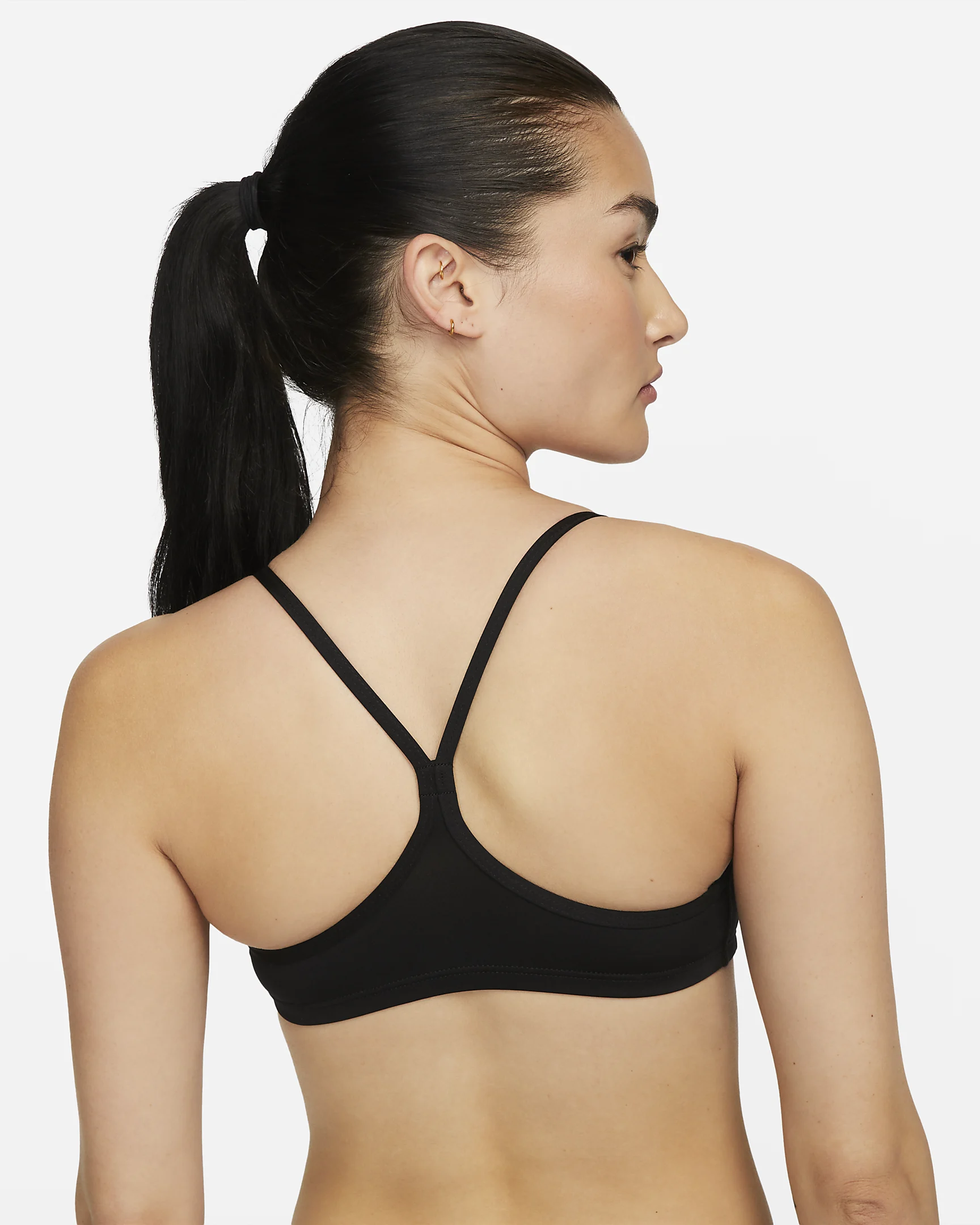 Nike Essential Bikini Top: Light Support, Adjustable Straps, Removable Cups   | AmazPromo
