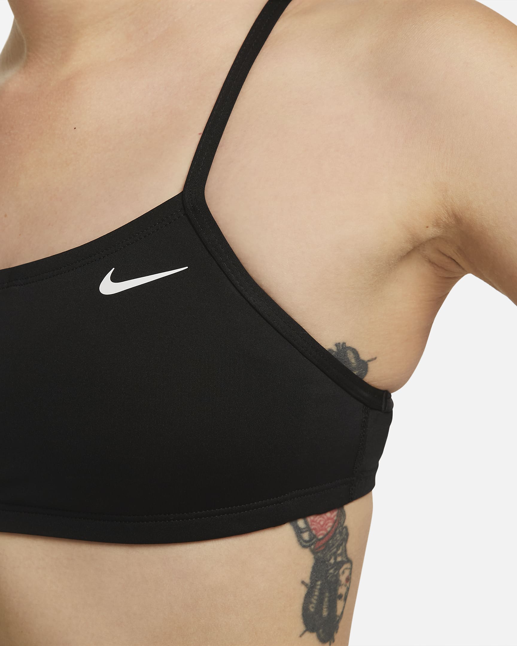 Nike Essential Bikini Top: Light Support, Adjustable Straps, Removable Cups   extra image
