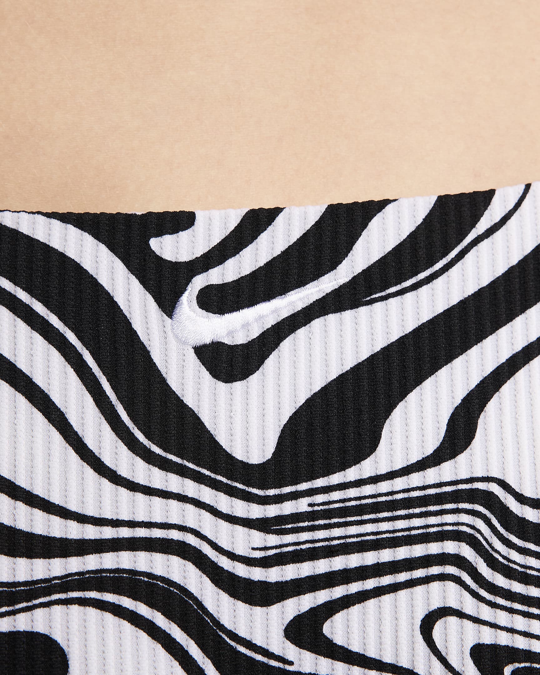 Nike Swim Swirl Women’s Bikini Bottoms – Adjustable String Tie, Vintage Wave-Inspired Design in Blac | AmazPromo