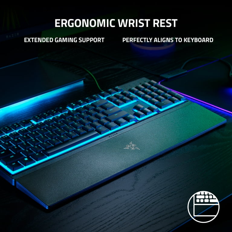 Razer Ornata V3 X RGB Gaming Keyboard – Low-Profile Silent Membrane Keys, Ergonomic Wrist Rest extra image