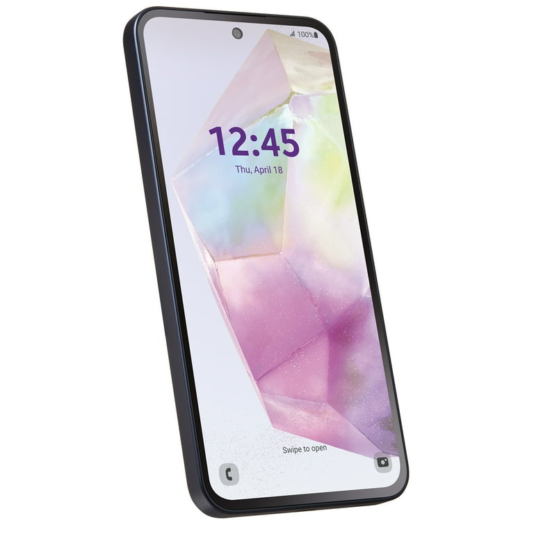 Straight Talk Samsung Galaxy A35 5G Black - Unlocked Prepaid Smartphone, Fast 5G Connectivity | AmazPromo