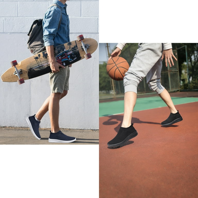 ADQ Men's Slip-On Sneakers – Lightweight, Breathable, Non-Slip Casual Walking Shoes for Everyday Com extra image