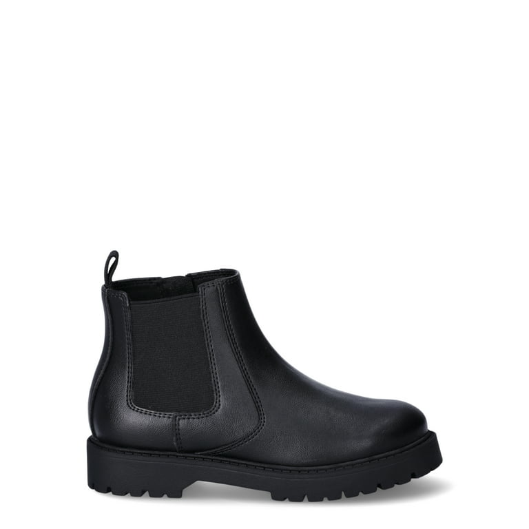 Wonder Nation Girls' Chelsea Boots – Stylish & Durable Ankle Boots for Little & Big Kids – Easy Slip extra image