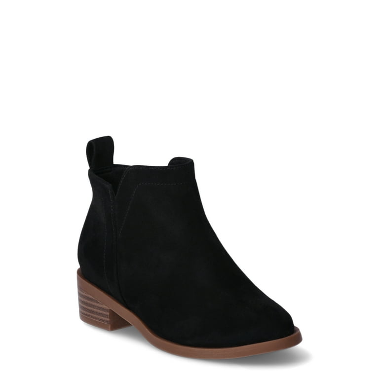 Wonder Nation Toddler & Girls Ankle Booties – Stylish Zip-Up Fall Boots for Kids, Comfortable Everyd | AmazPromo