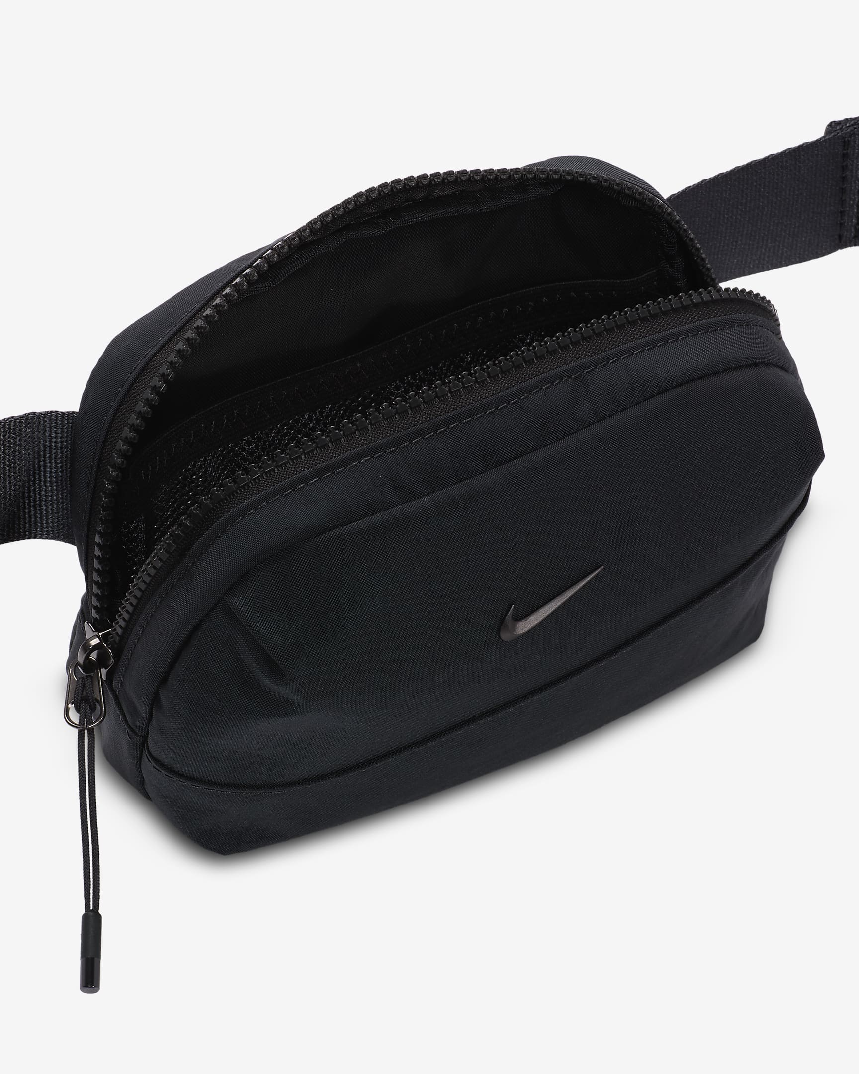 Nike Aura Crossbody Bag – Compact 2L Purse with Adjustable Strap & Zippered Pockets in Dark Smoke Gr | AmazPromo