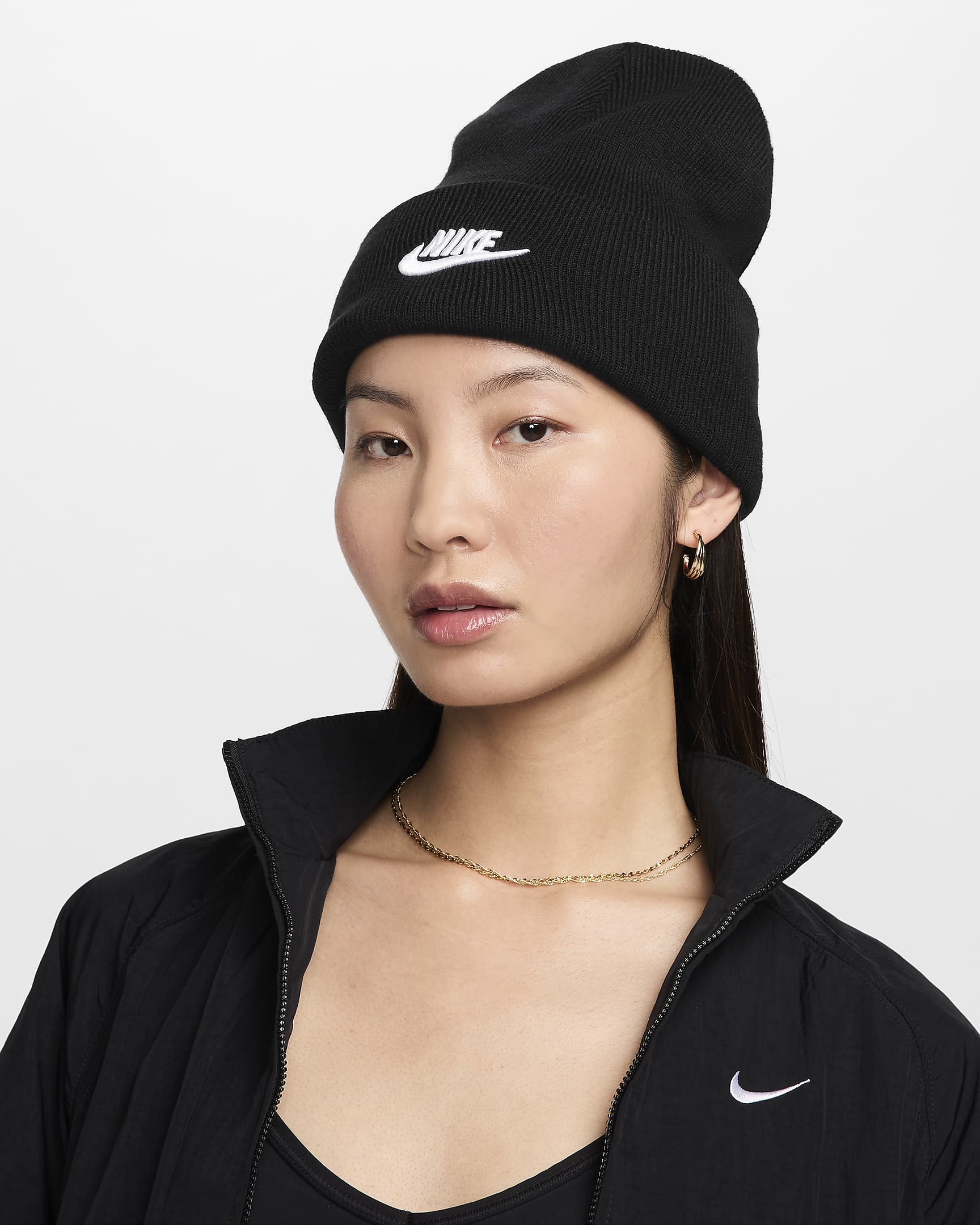 Nike Peak Beanie – Soft Knit Construction with Embroidered Futura Logo | AmazPromo