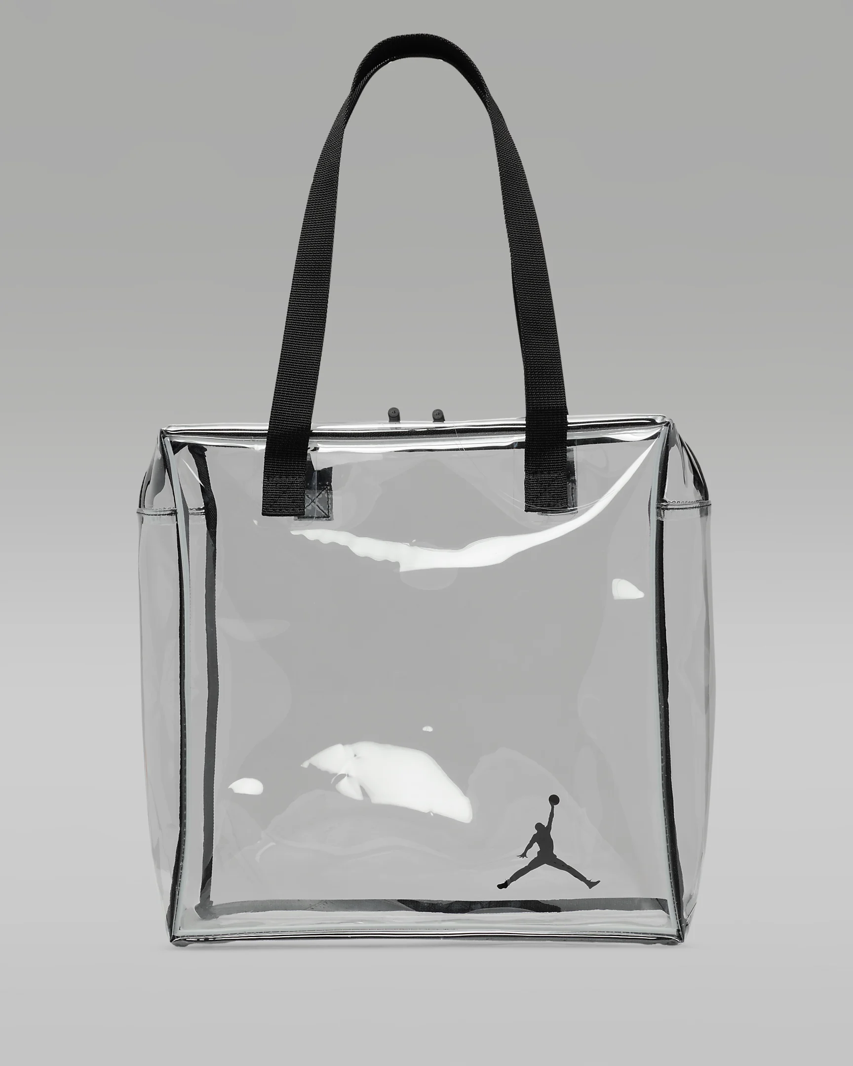 Jordan Stadium Transparent Bag – Durable, Water-Repellant with 2-Way Zipper & Comfy Handles extra image