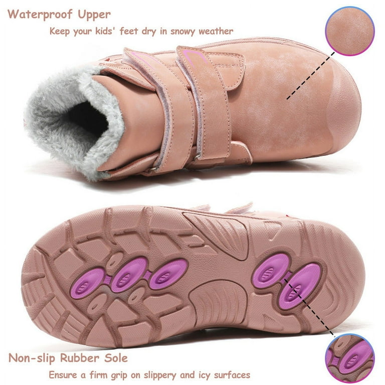 Stepedia Kids Snow Boots - Waterproof Winter Boots for Boys & Girls, Warm Faux Fur Lined, Non-Slip extra image