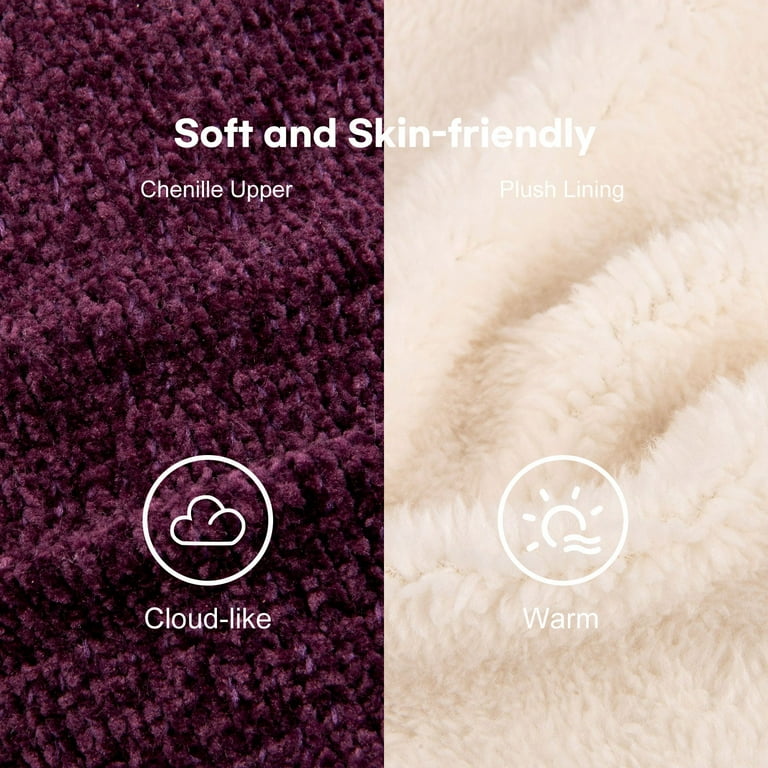 LongBay Women's Chenille Knit Winter Bootie Slippers - Cozy Plush Fleece Memory Foam Indoor/Outdoor extra image