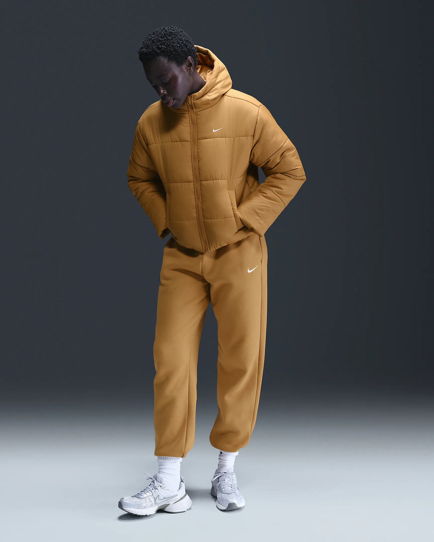 Nike Sportswear Classic Puffer Jacket for Men - Therma-FIT Insulated Water-Repellent Winter Coat wit | AmazPromo