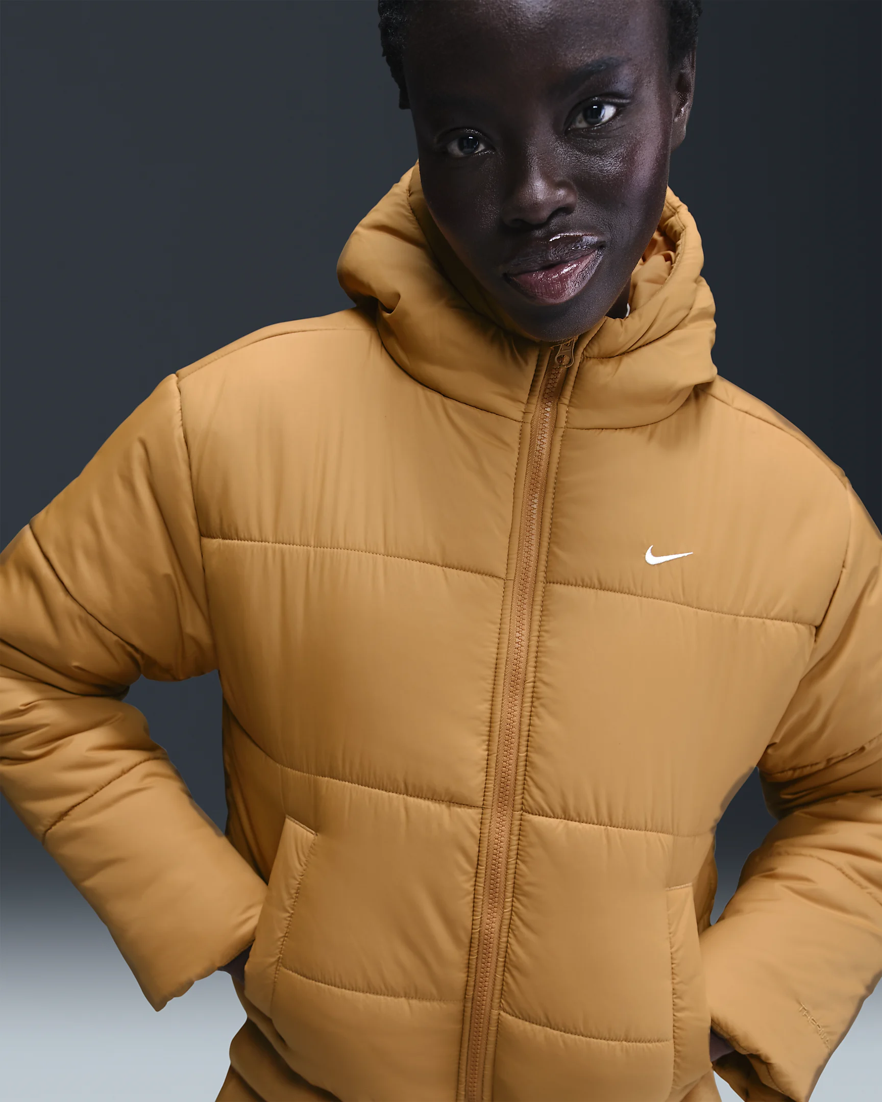 Nike Sportswear Classic Puffer Jacket for Men - Therma-FIT Insulated Water-Repellent Winter Coat wit | AmazPromo