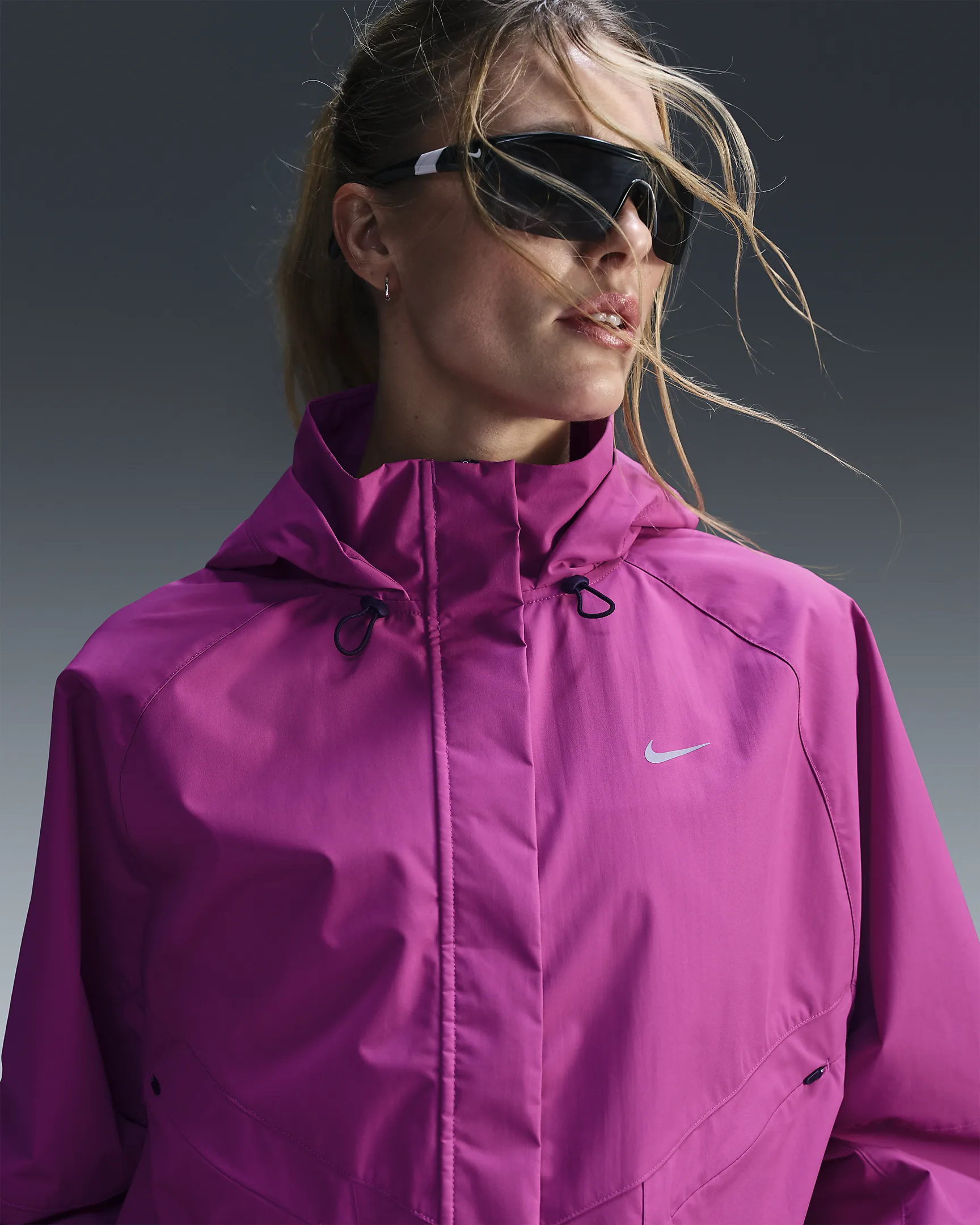 Nike Storm-FIT Swift Hooded Jacket – Lightweight Waterproof Running & Hiking Shell for Women | AmazPromo
