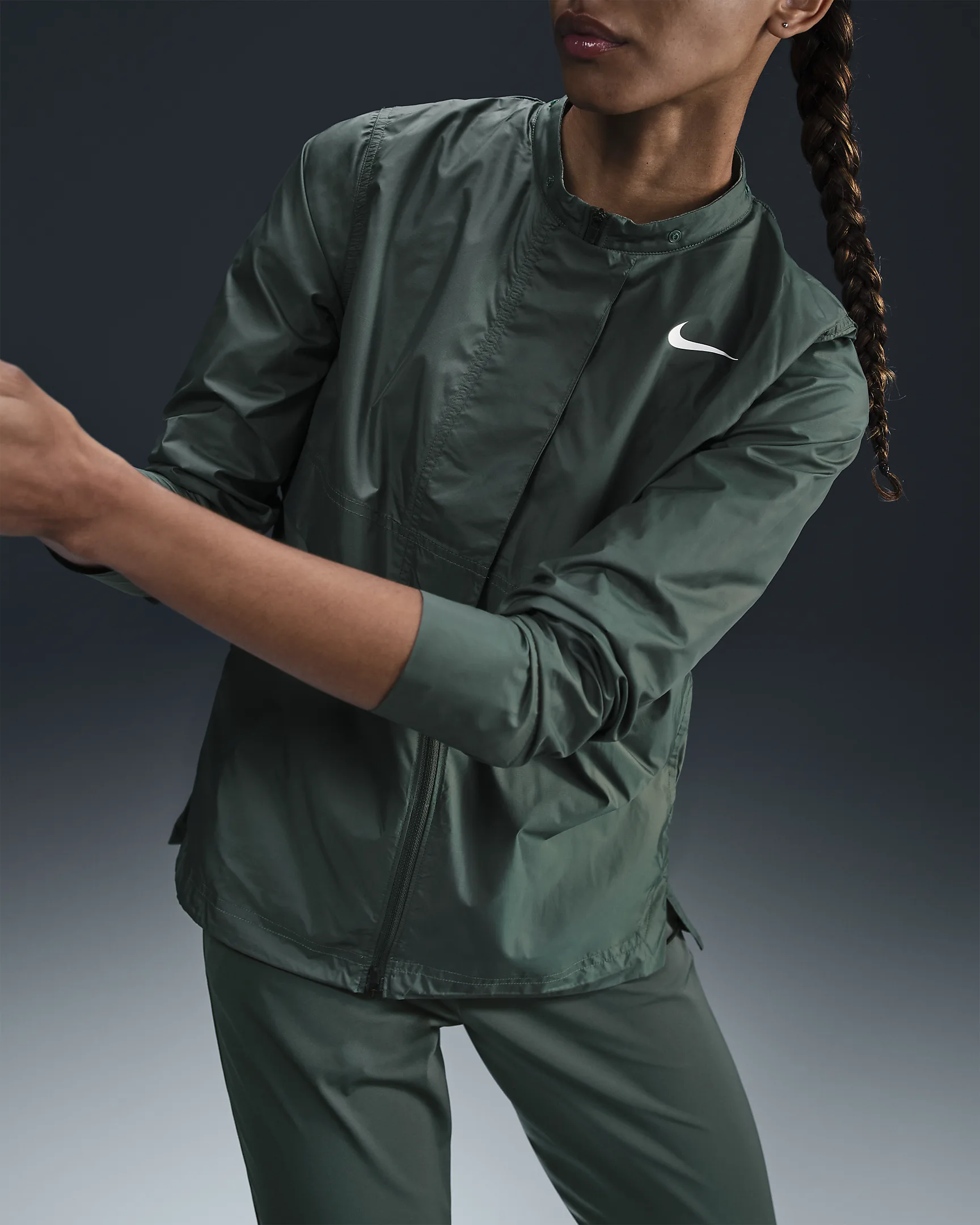 Nike Tour Repel Waterproof Golf Jacket – Removable Hood & Breathable Design for Unpredictable Weathe | AmazPromo