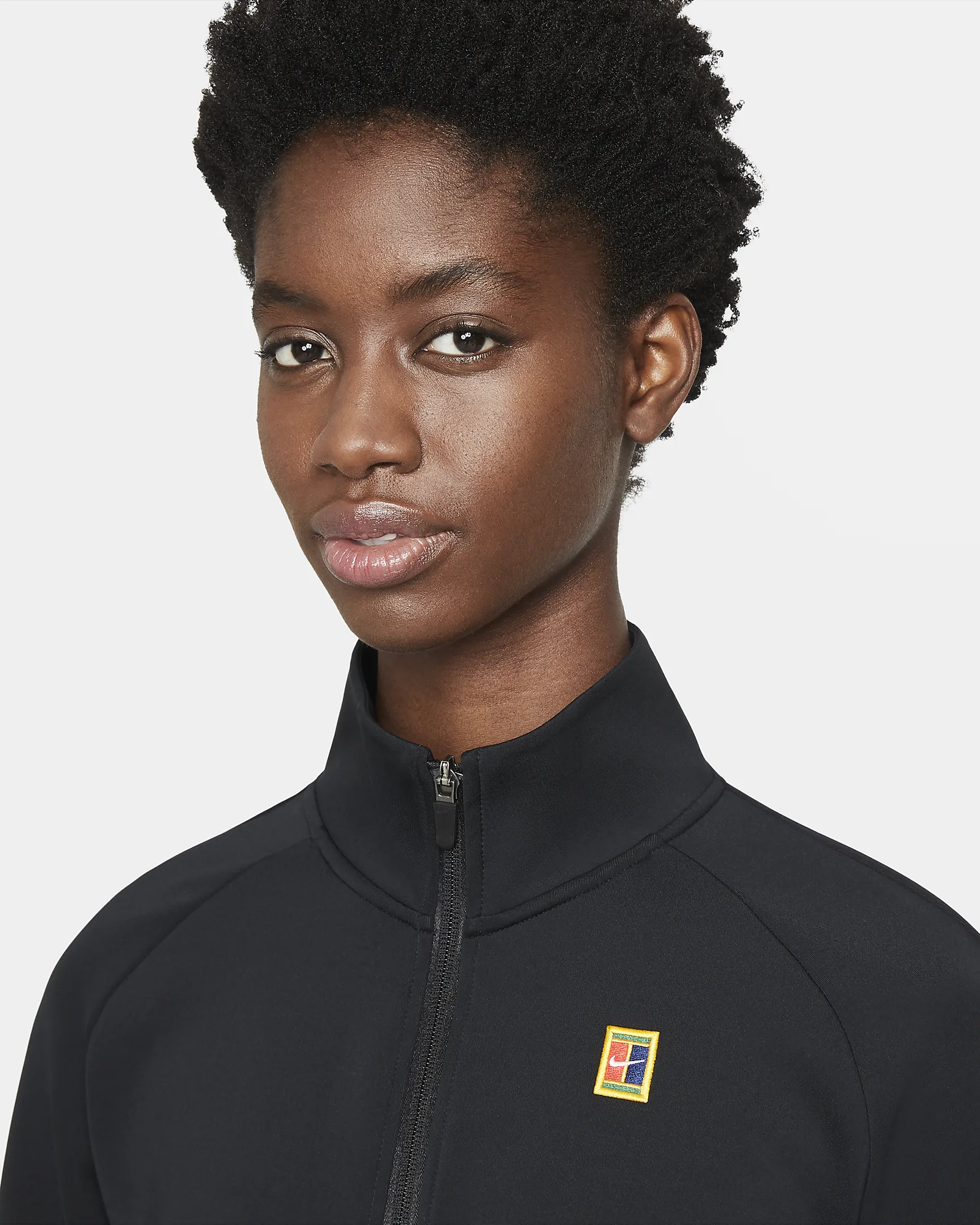 NikeCourt Women's Jacket – Warm-Up Comfort with Stretchy Fabric & Dri-FIT Technology | AmazPromo