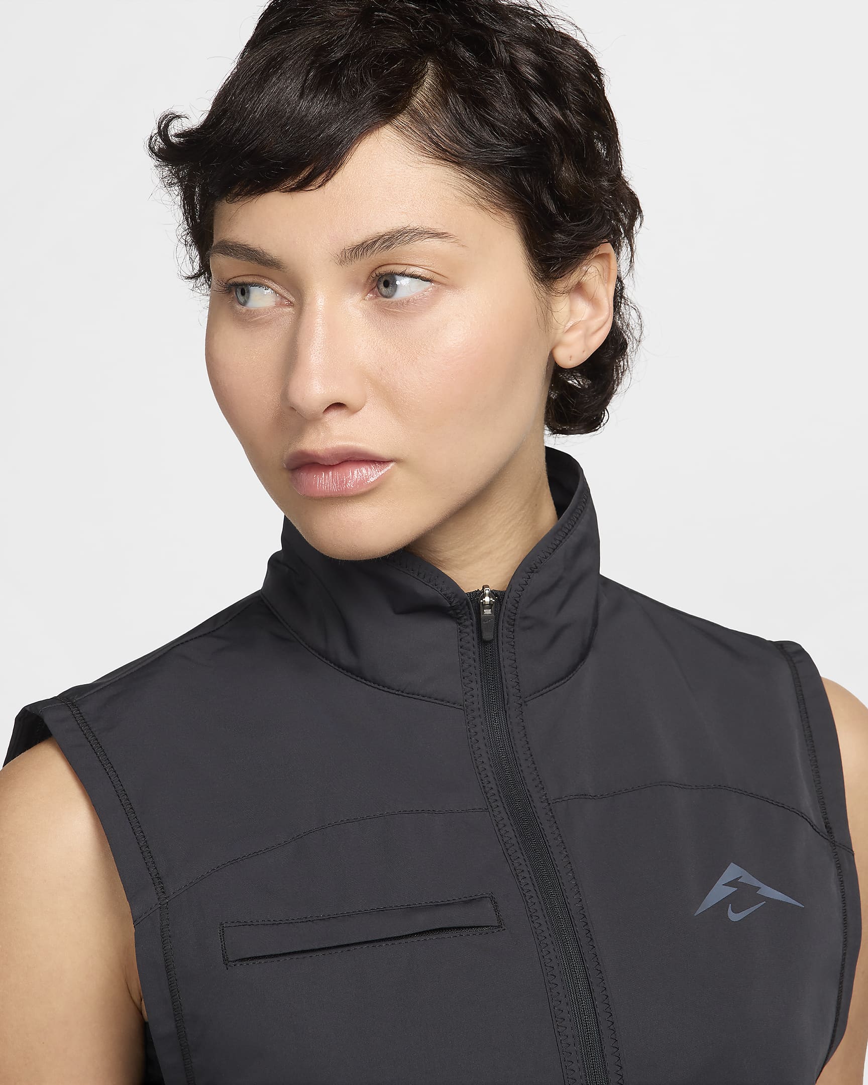Nike Trail Water-Repellent Running Vest – Adjustable Fit with Zippered Pockets for Outdoor Adventure | AmazPromo