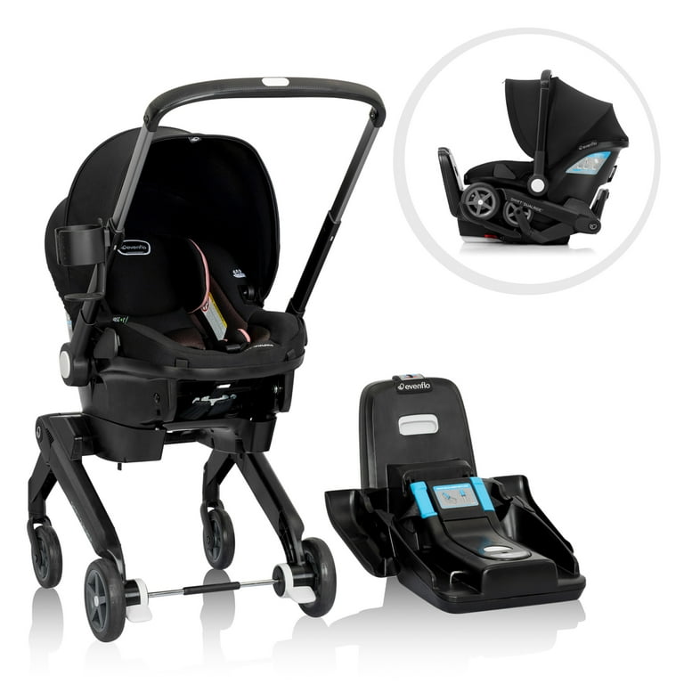 Evenflo Shyft DualRide Infant Car Seat & Stroller Combo – 2-in-1 Travel System with SensorSafe | AmazPromo